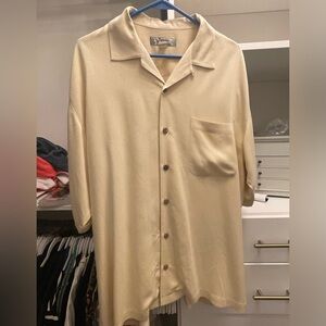 Tommy Bahama Short Sleeve silk Button Down